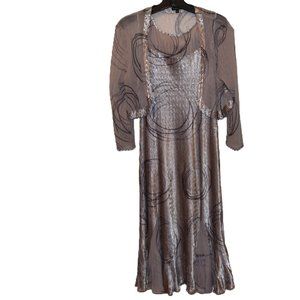Komarov Charmeuse Dress w/Jacket